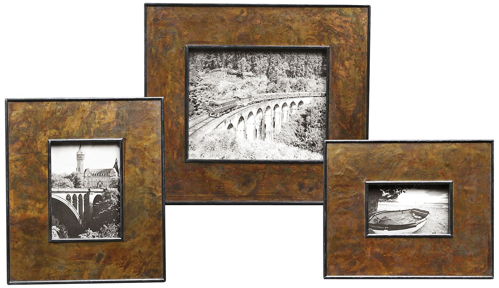 Uttermost Set of 3 Adamo Photo Frames
