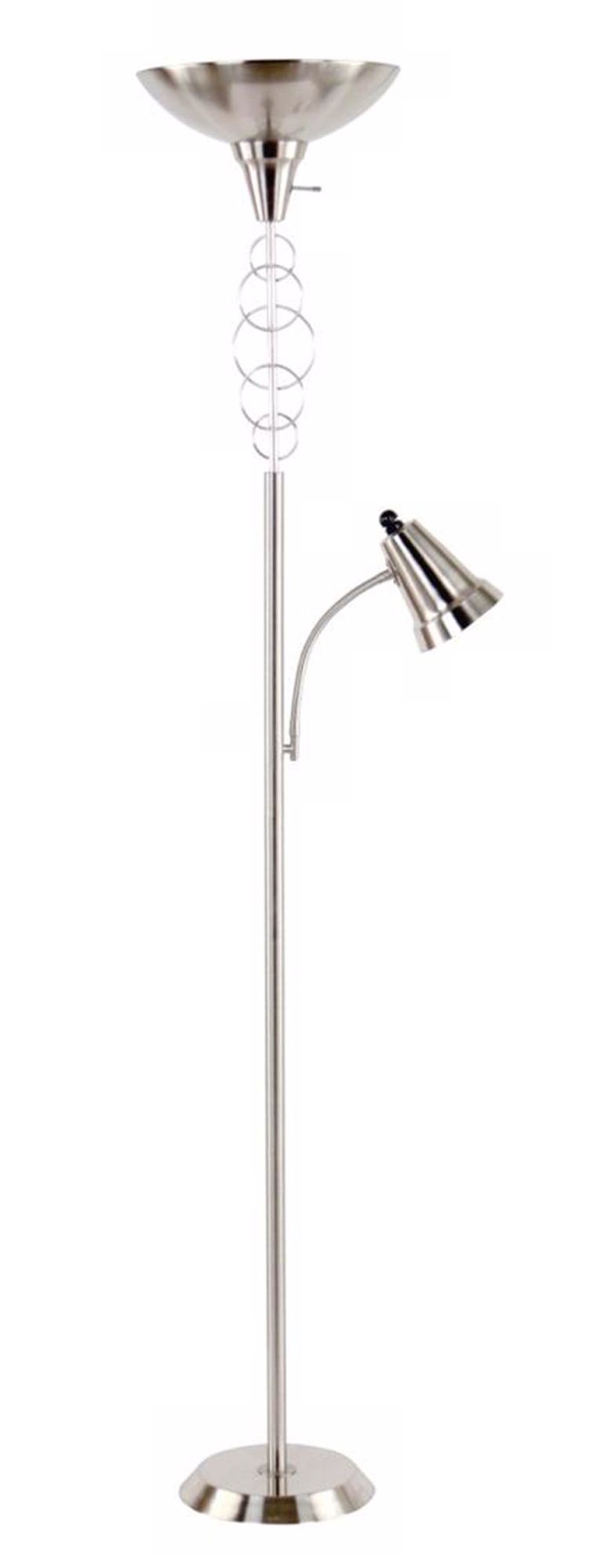 Vortex Torchiere Floor Lamp with Side Light