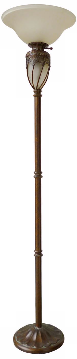 Heathridge Torchiere Floor Lamp with Night Light