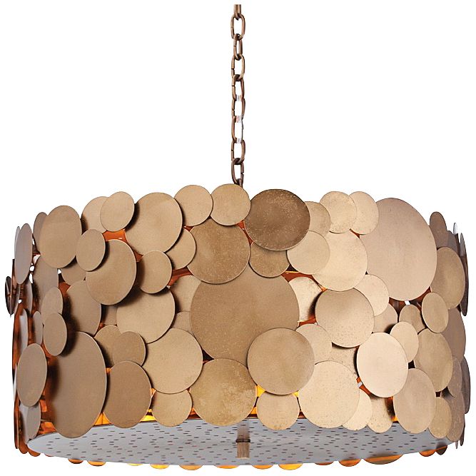 Arteriors Ulysses Three Light Iron 22" Wide Chandelier