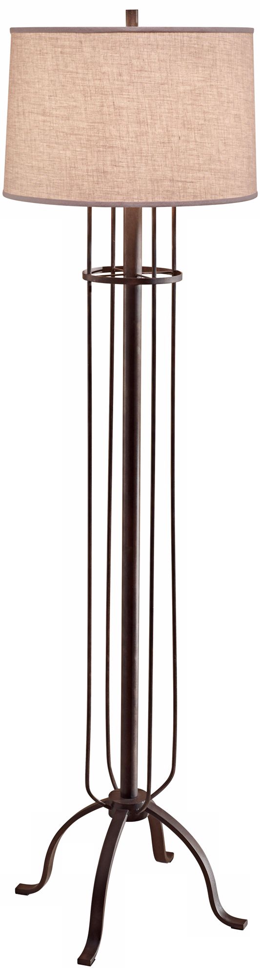 Murray Feiss Shaw Rustic Iron Floor Lamp