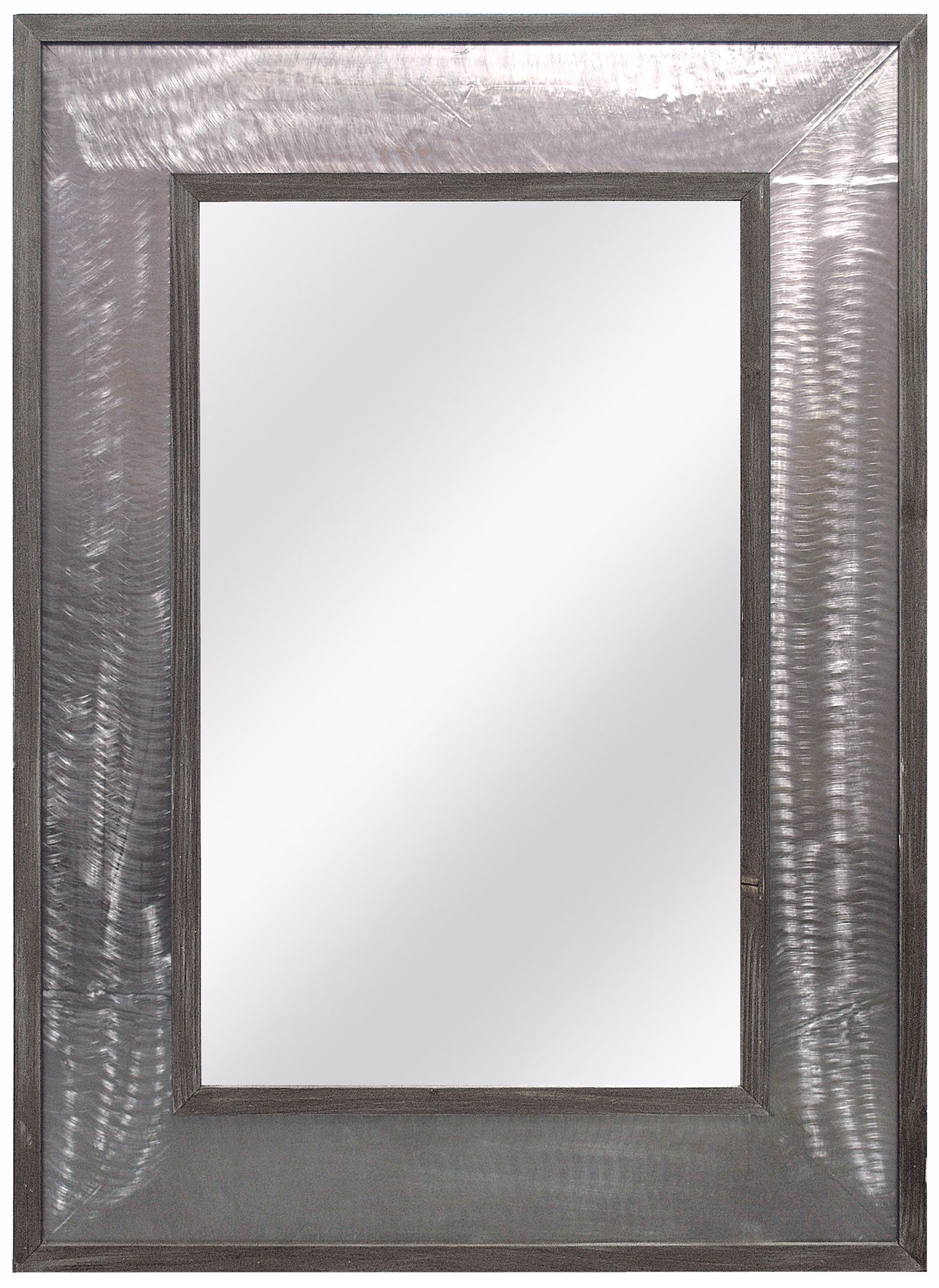 Telfair 43 3/4" High Rustic - Industrial Wall Mirror