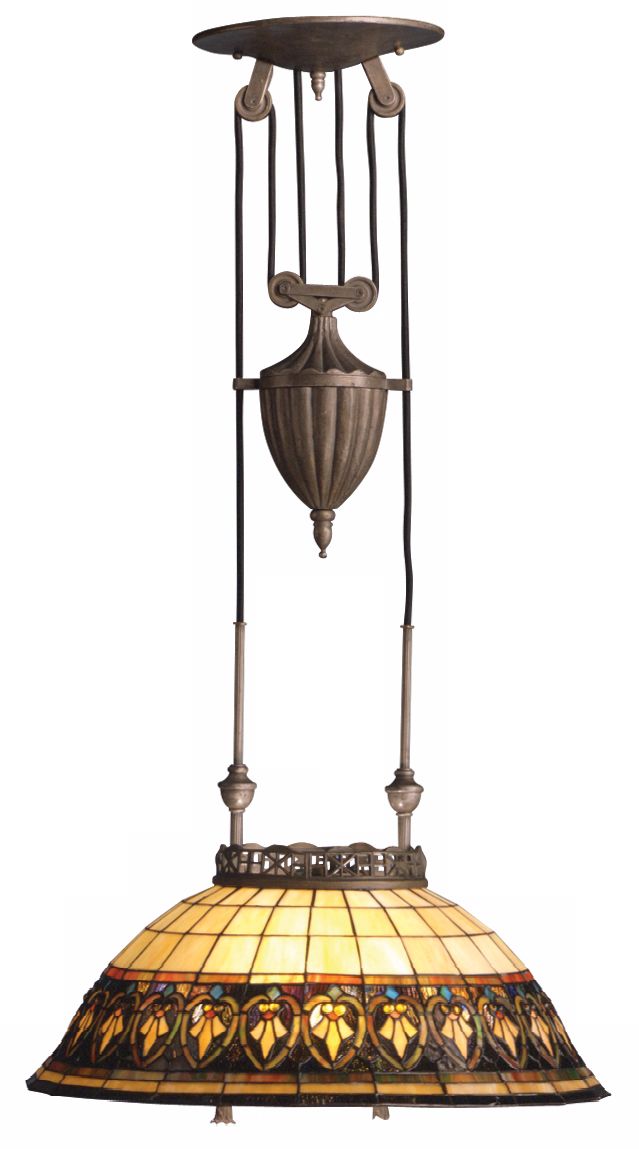 Provencia Tiffany-Style Pendant Chandelier
