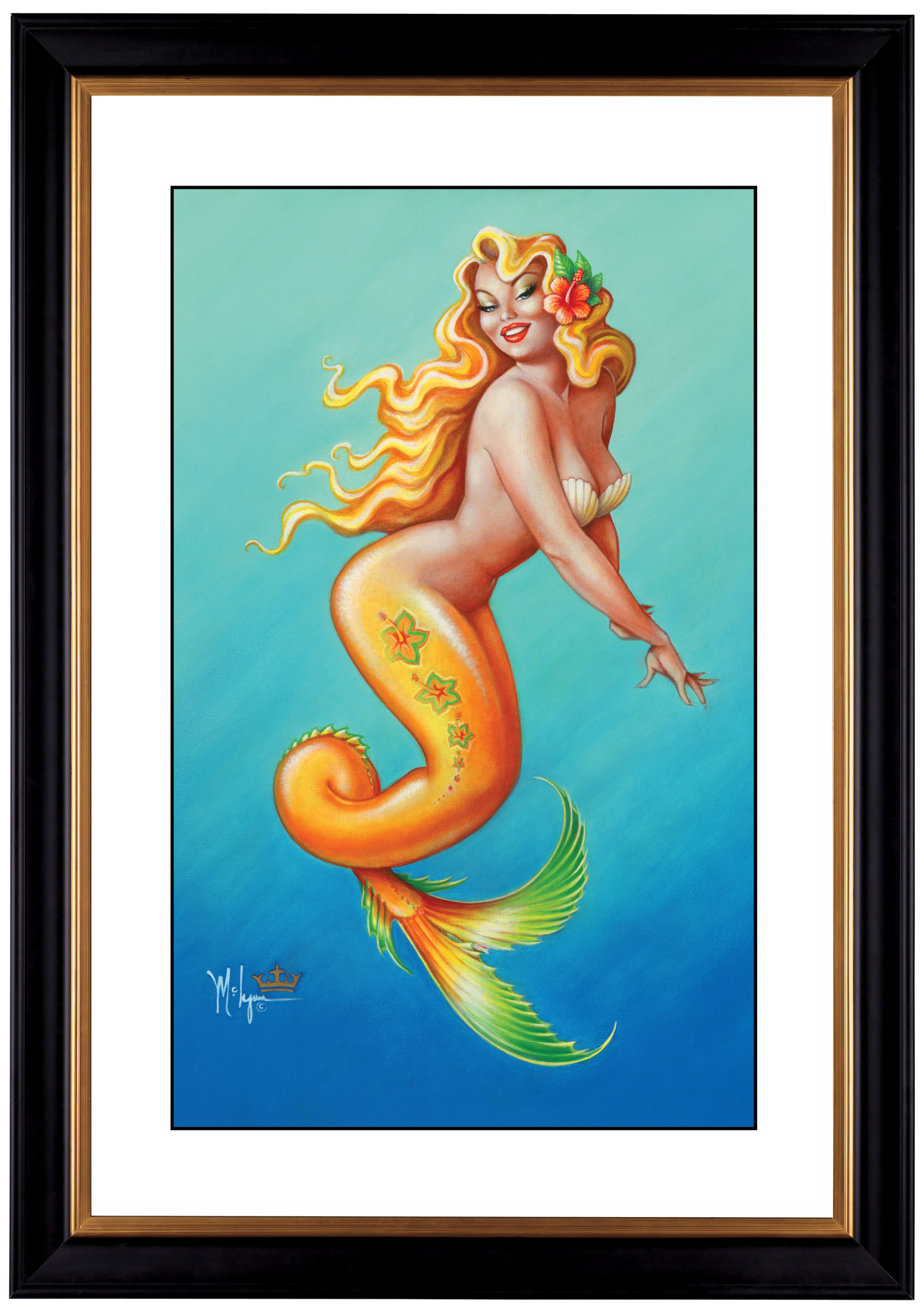 Giclee Goldie 41 3/8" High Wall Art