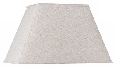 Heather Grey Rectangular Shade 9x17x10 (Spider)