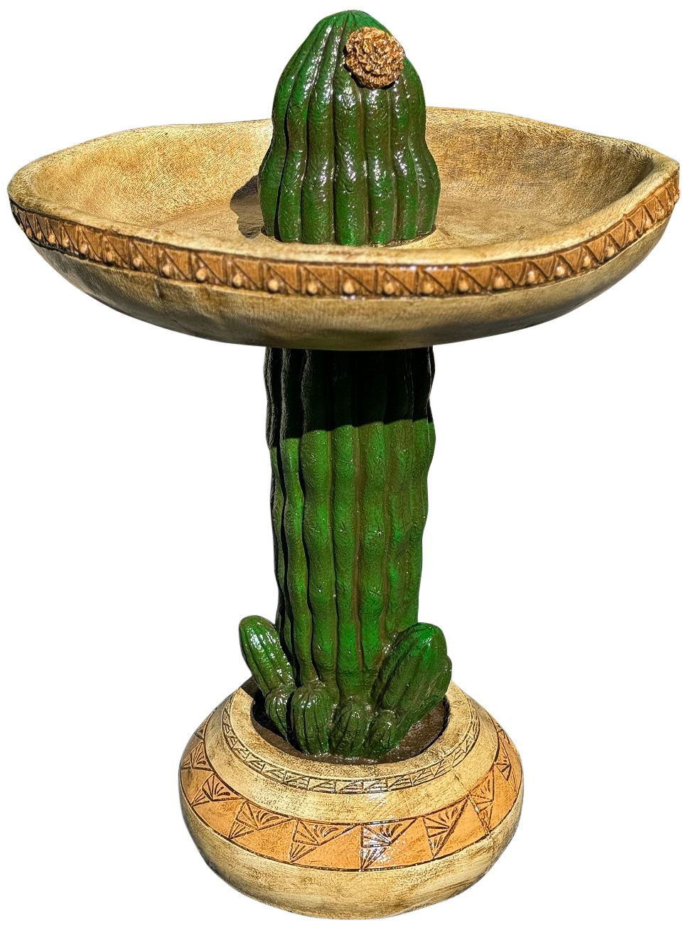Desert Sombrero Birdbath
