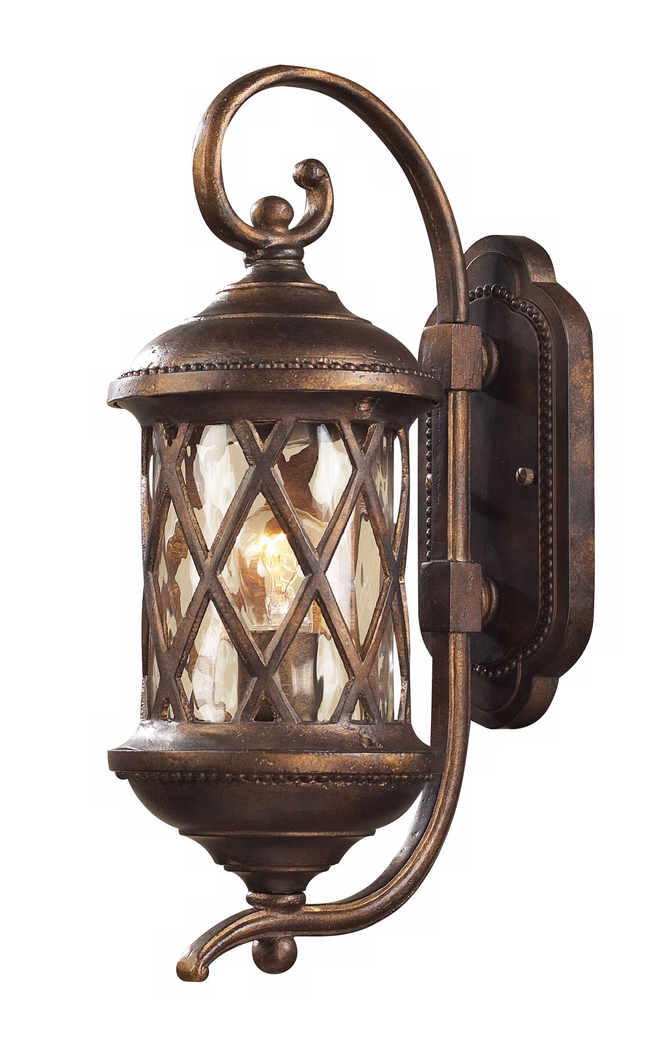 Barrington Gate 18" High Outdoor Scroll Arm Wall Light