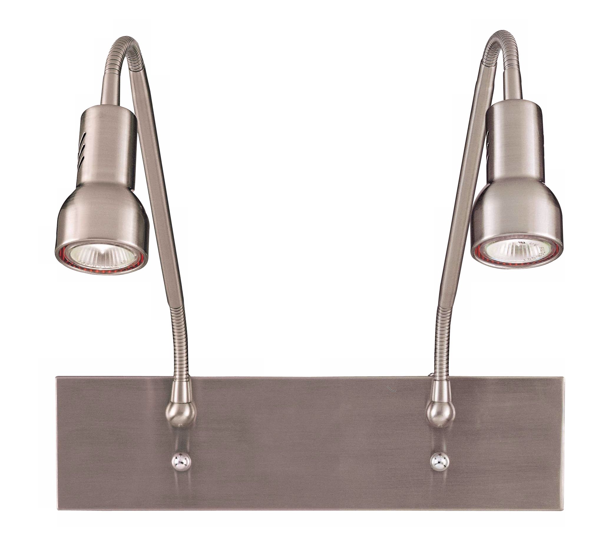 Save Your Marriage Brushed Nickel Plug-In Wall Light