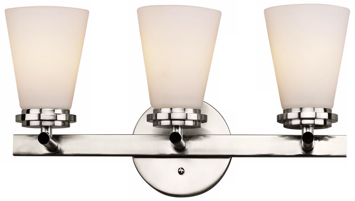 Forecast Town and Country 18" Wide Nickel Bathroom Light