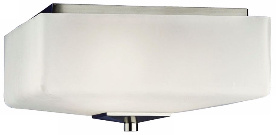 Forecast Radius Collection 13" Wide Nickel Ceiling Light