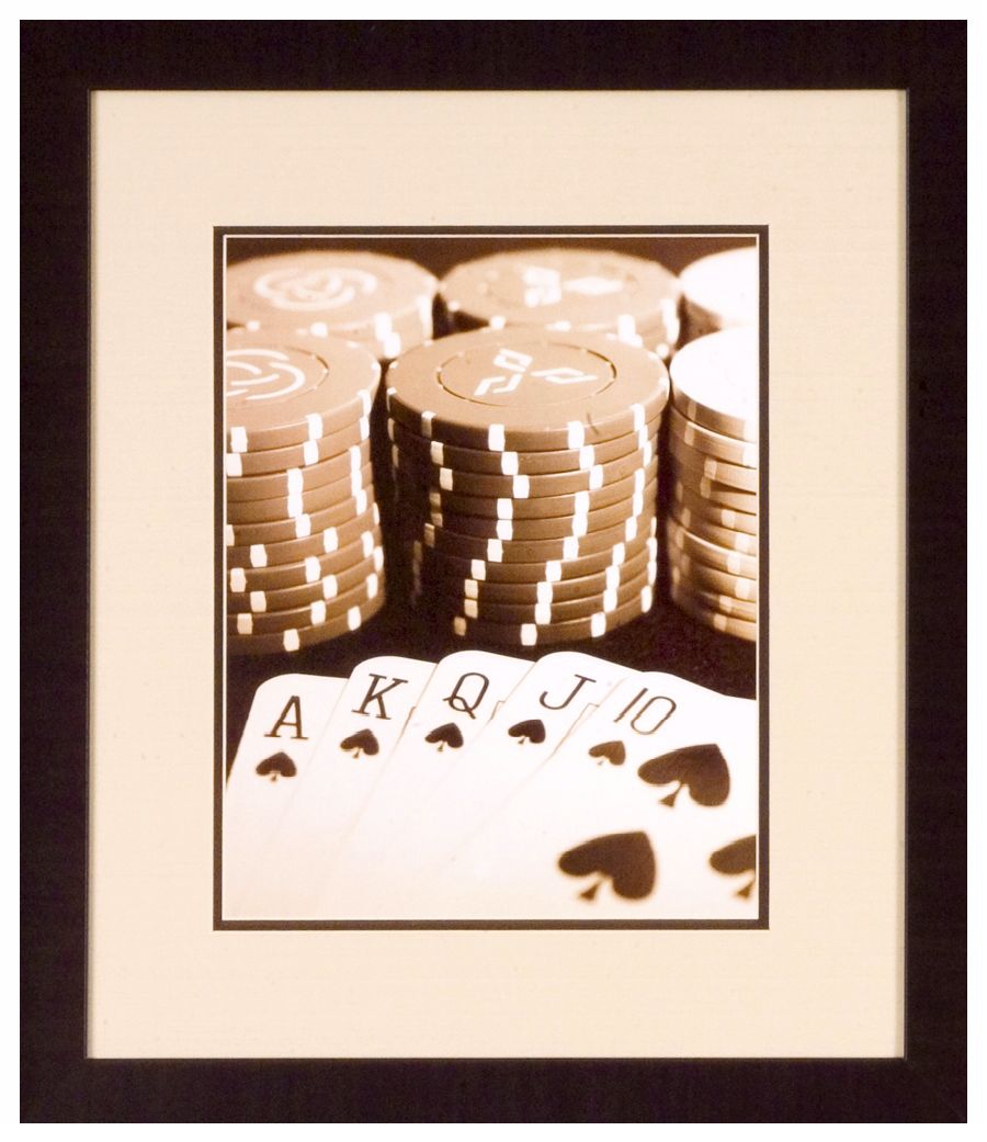 Poker 23" High Wall Art