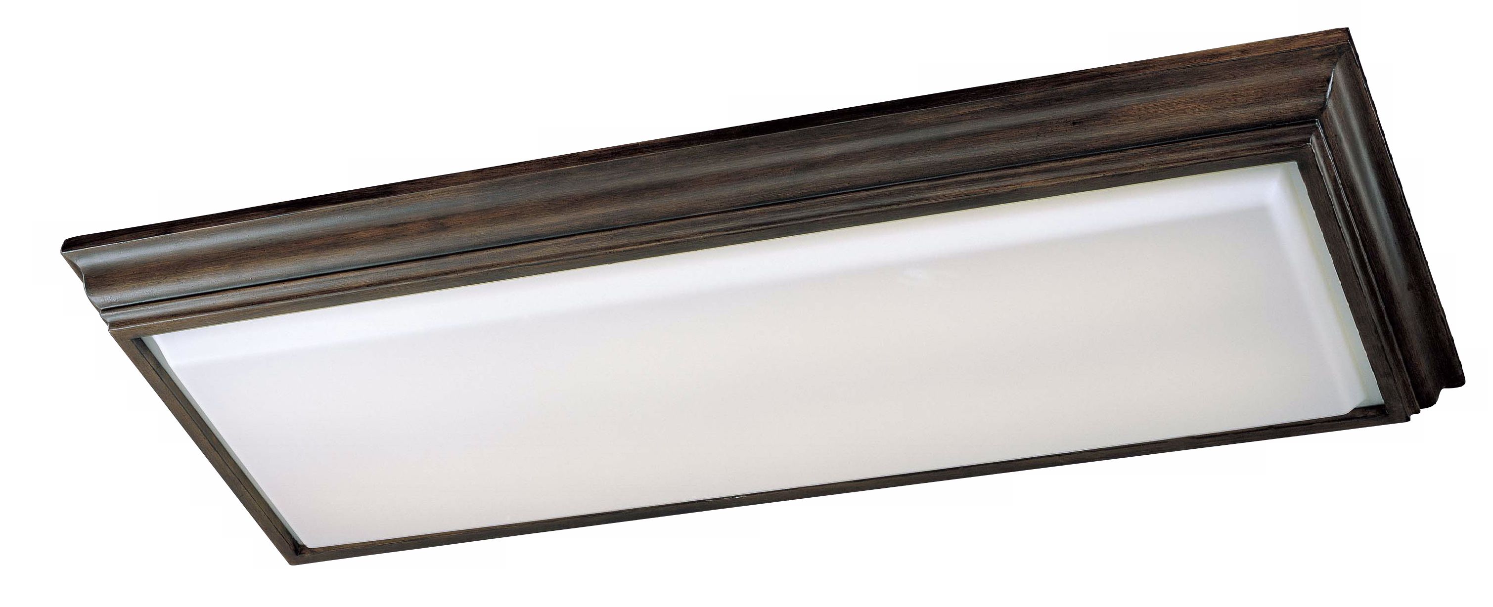 Walnut  53" Long Ceiling Light