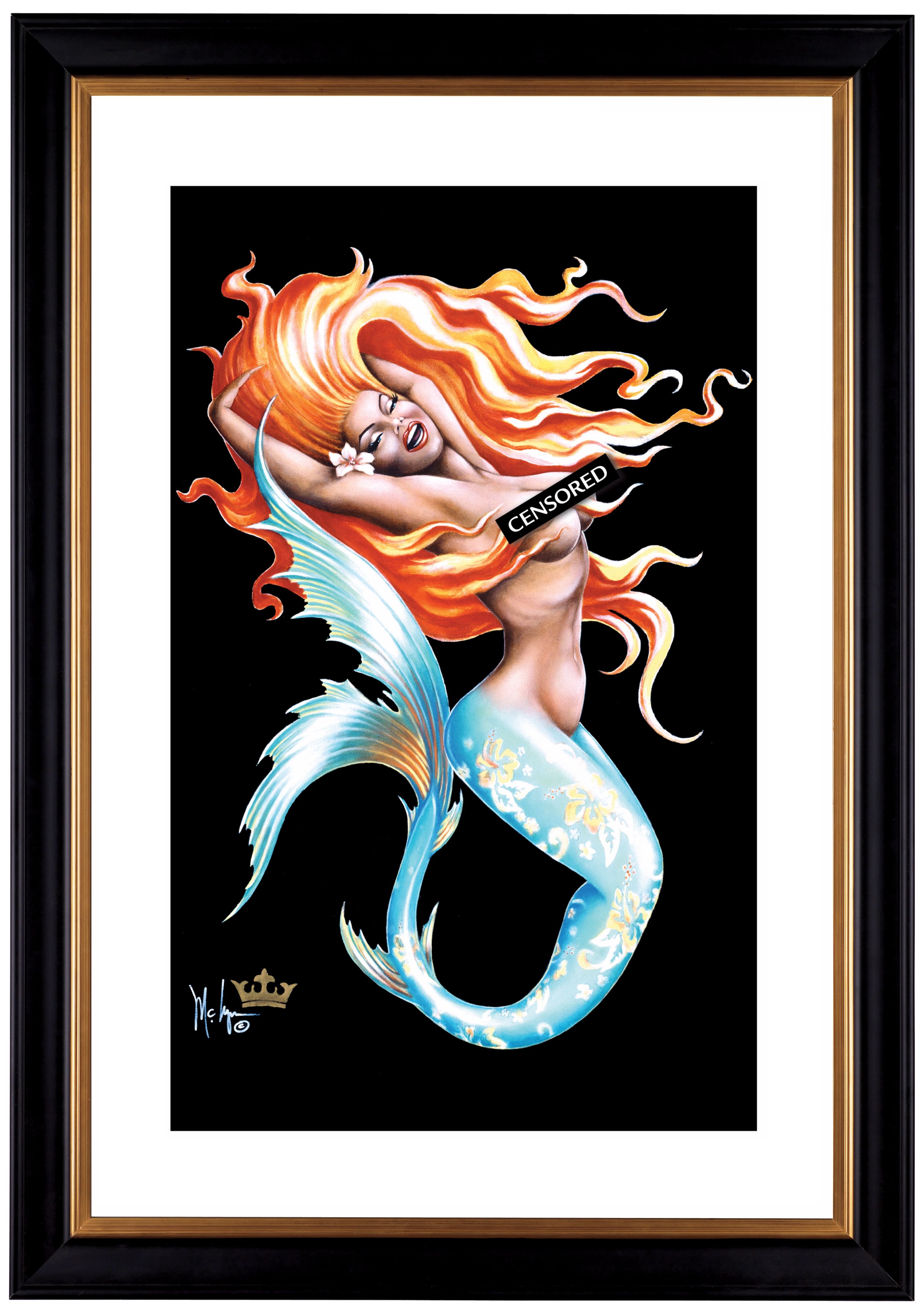 Ultra Marine Giclee 41 3/8" High Wall Art