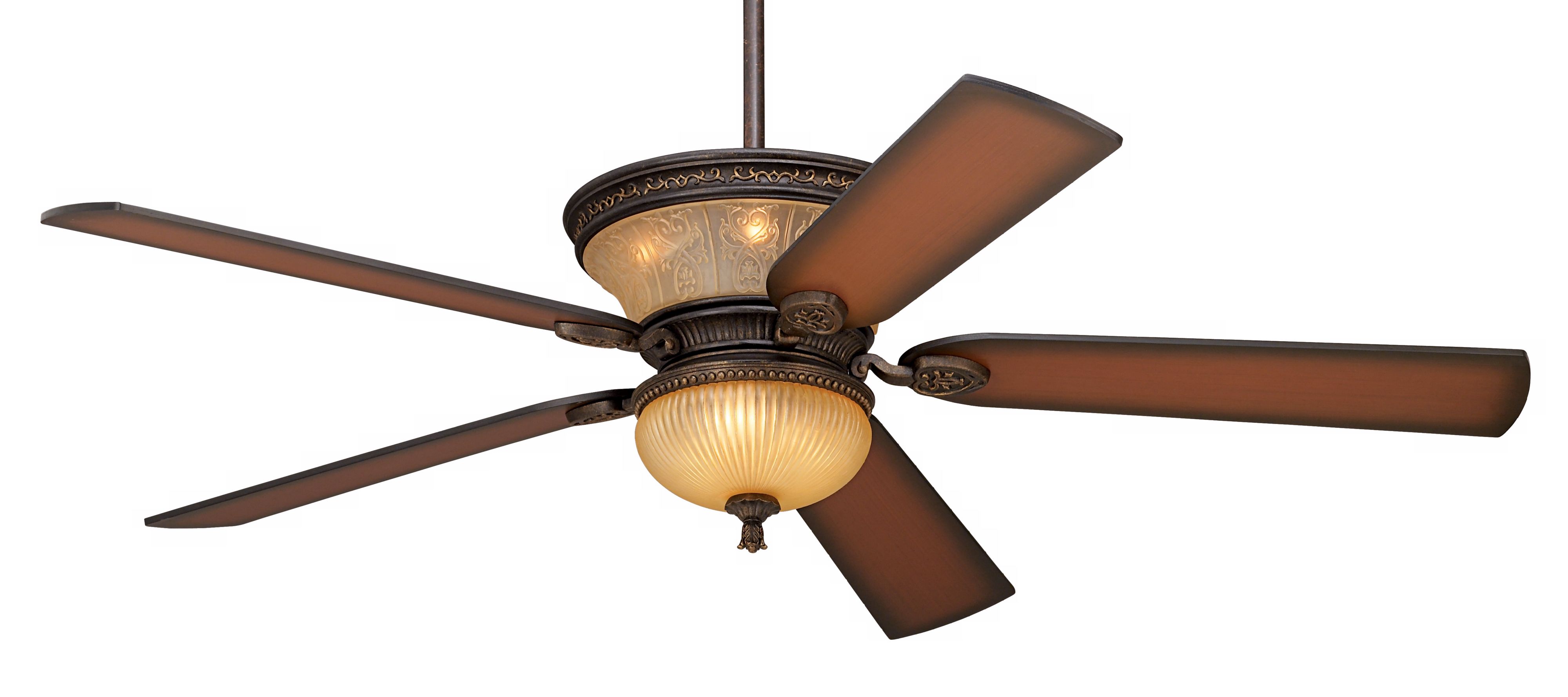 60" Brighton Way Golden Bronze Ceiling Fan
