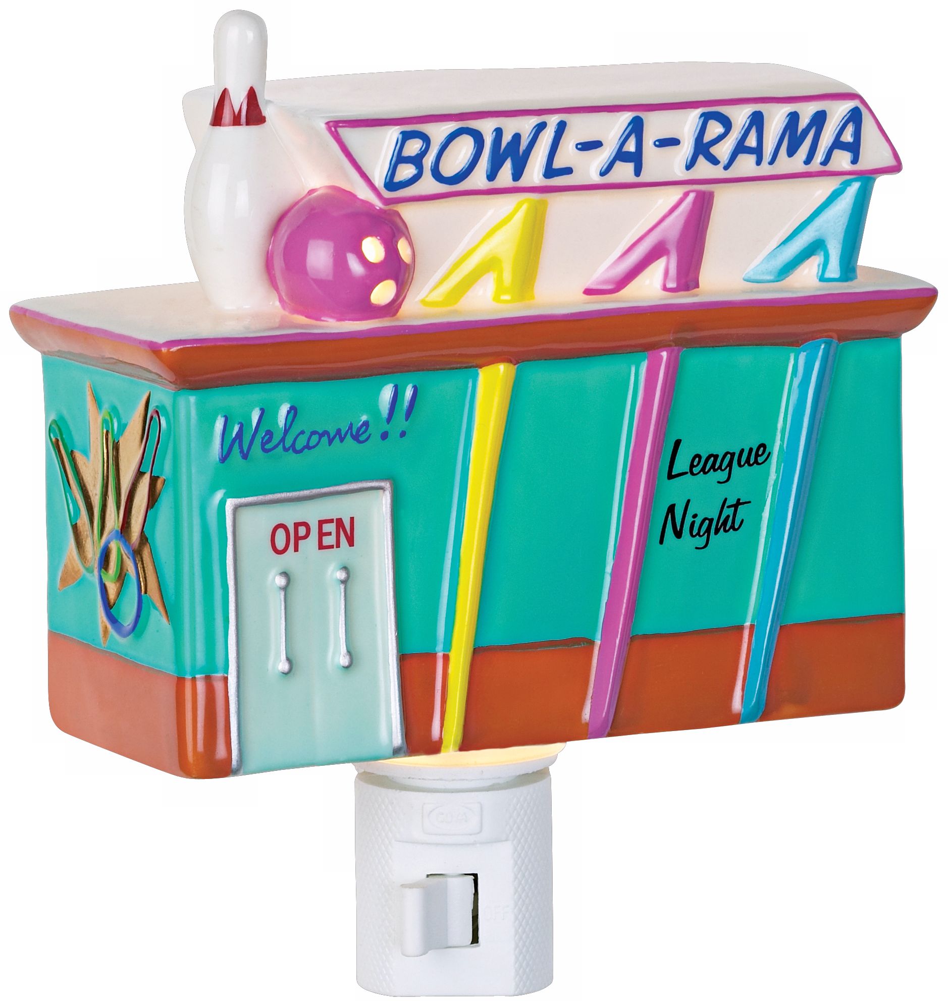 Retro Bowling Alley Night Light