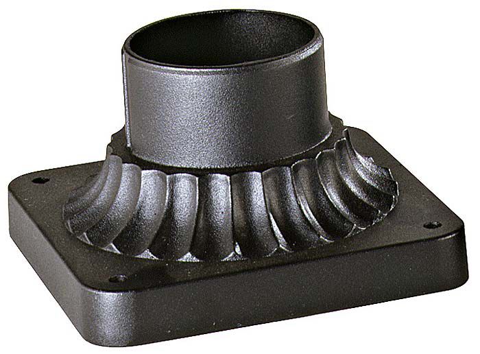 Black Finish Post Mount Adapter