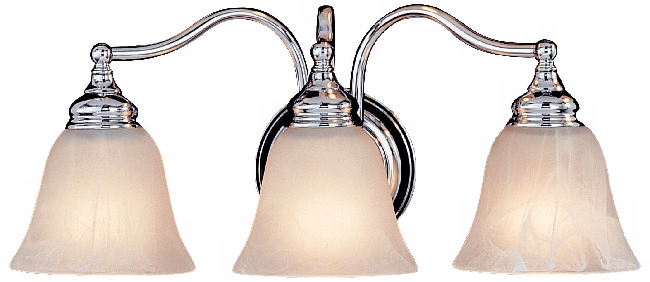 Murray Feiss 18" Wide Chrome 3-Light Bath Fixture