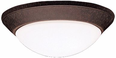 Kichler Etched Glass Dome Bronze 16 1/2" Wide Ceiling Light