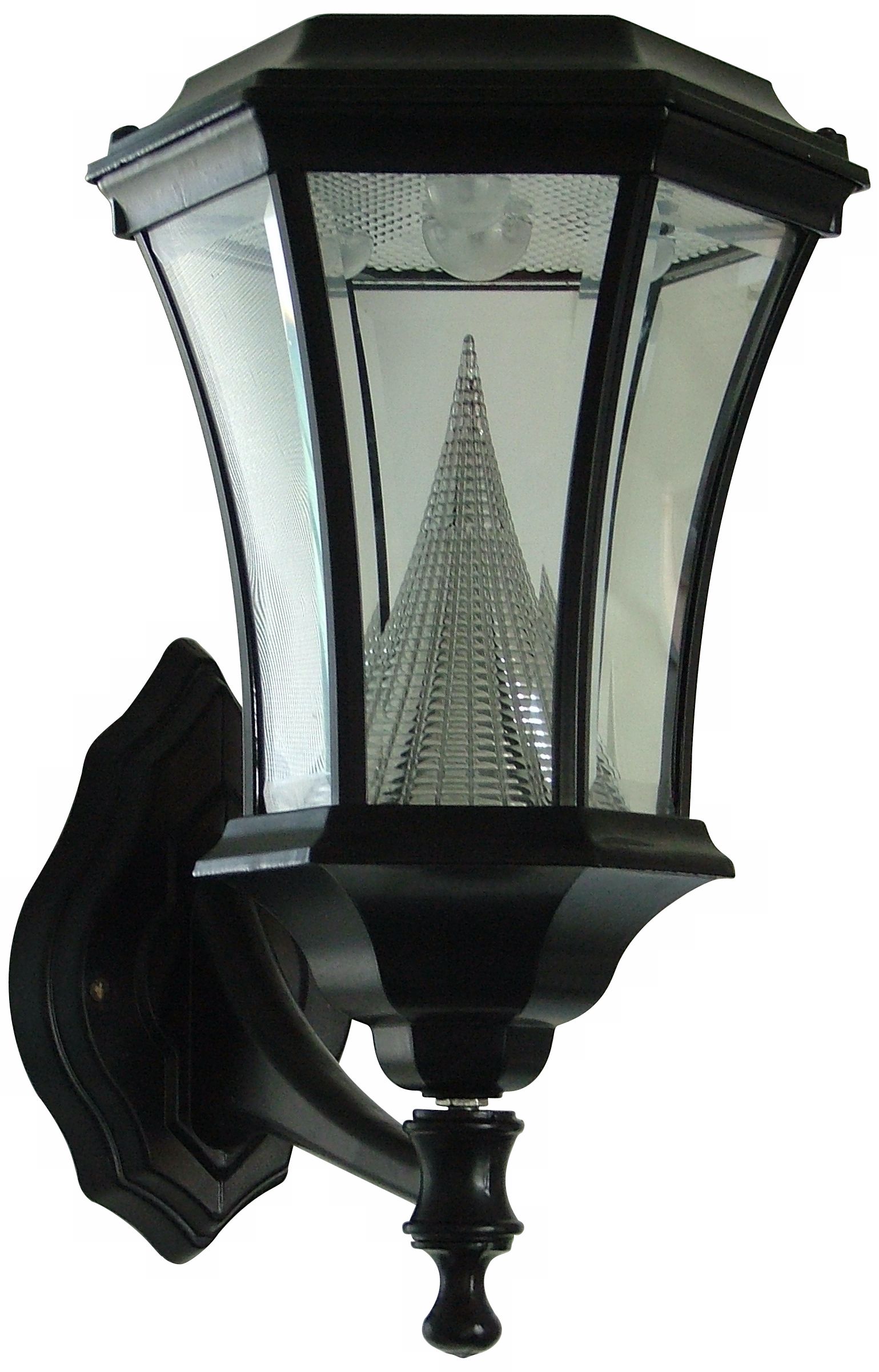 Black Solar Lamp Wall Light