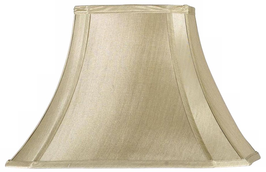 Light Gold Square Cut Corner Shade 8x17x12 (Spider)