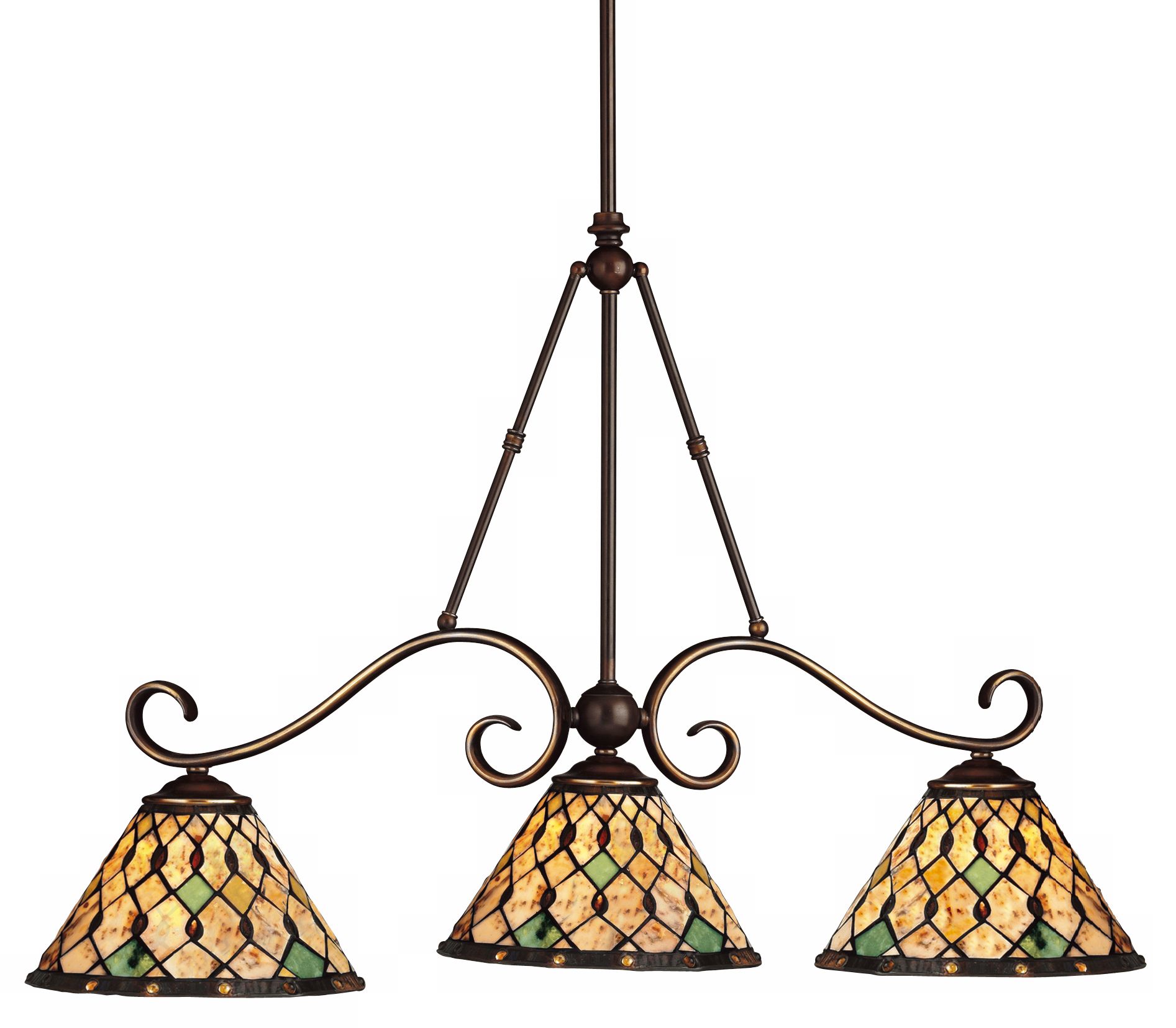 Timeless Traditions 36" Wide Island Chandelier