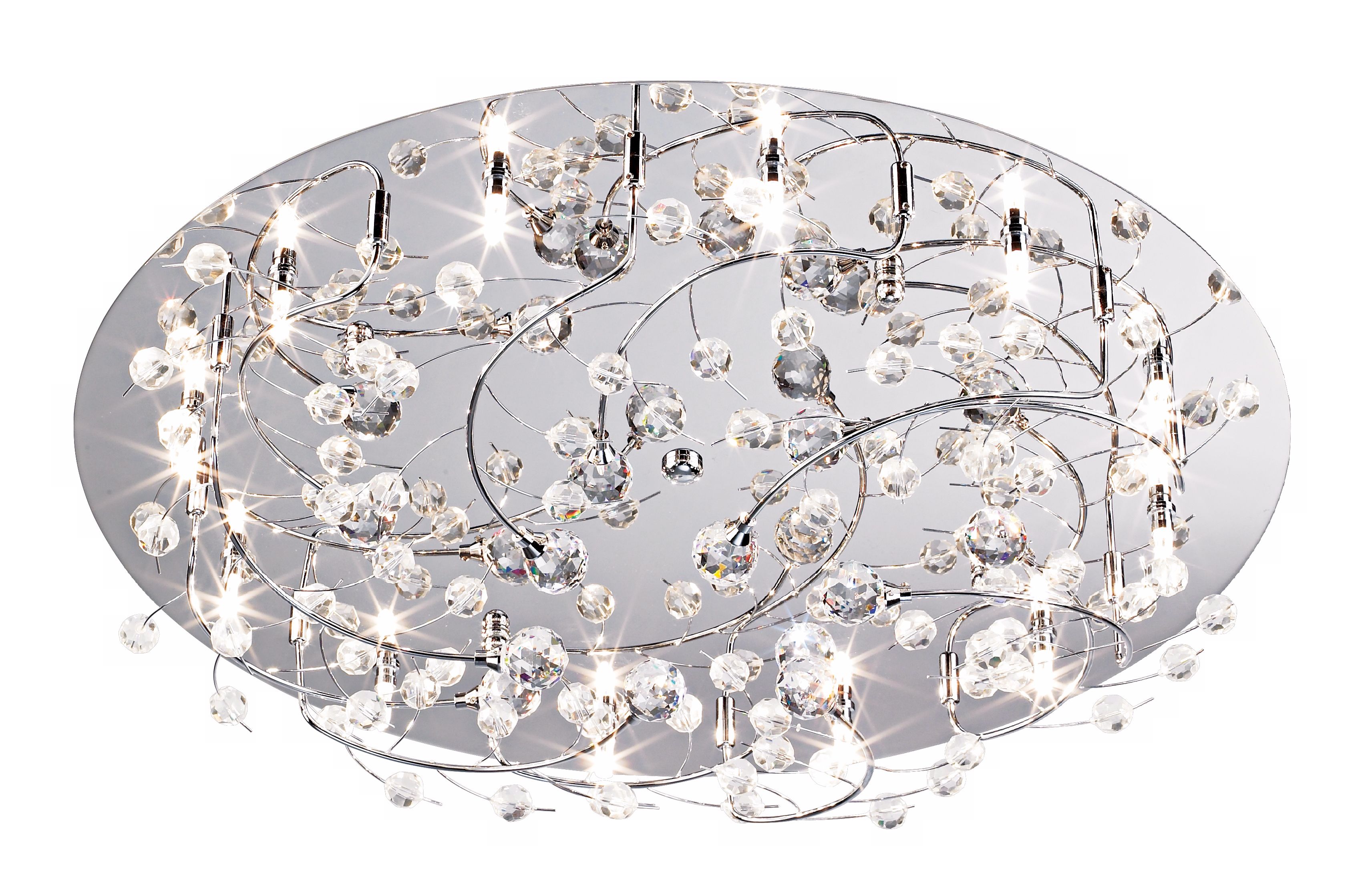 Contemporary Crystal Ceiling Light Picture