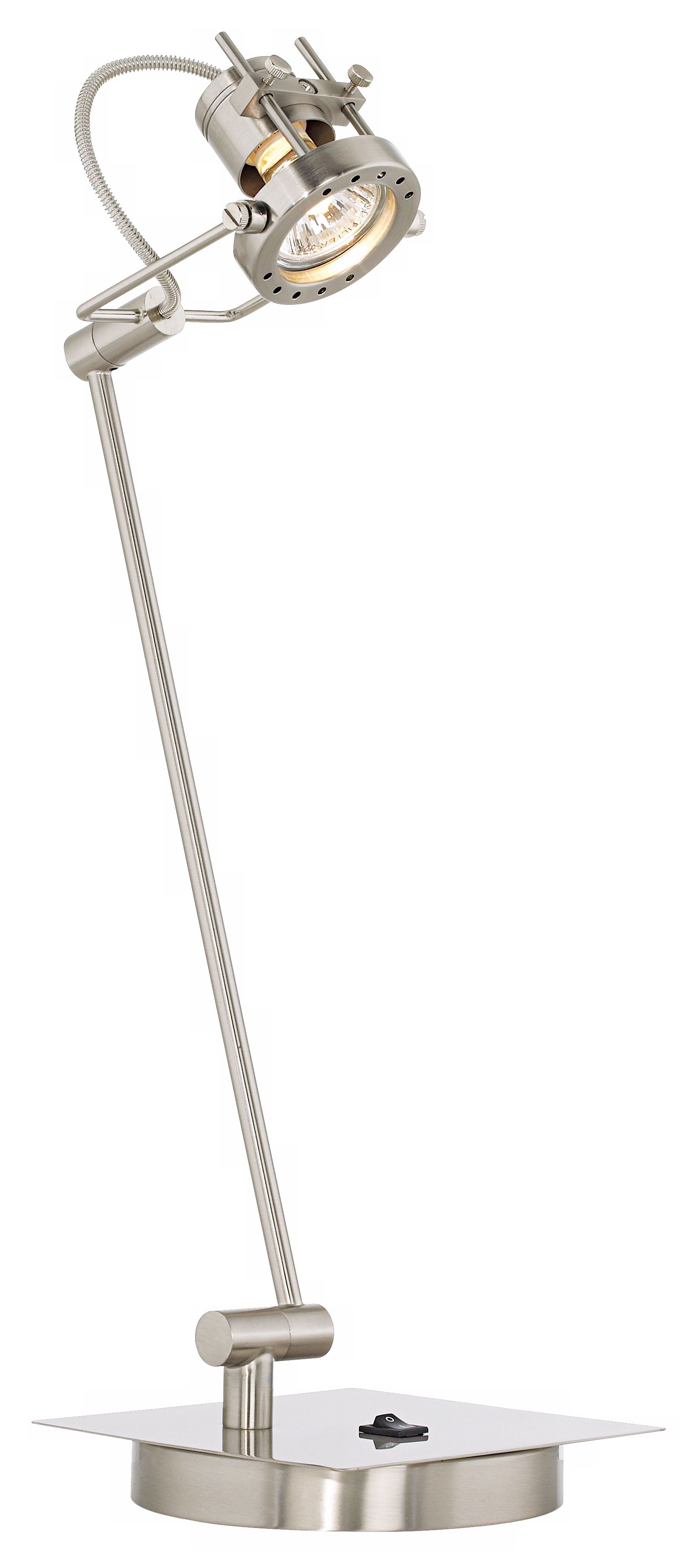 Polished Steel Spot Desk Lamp
