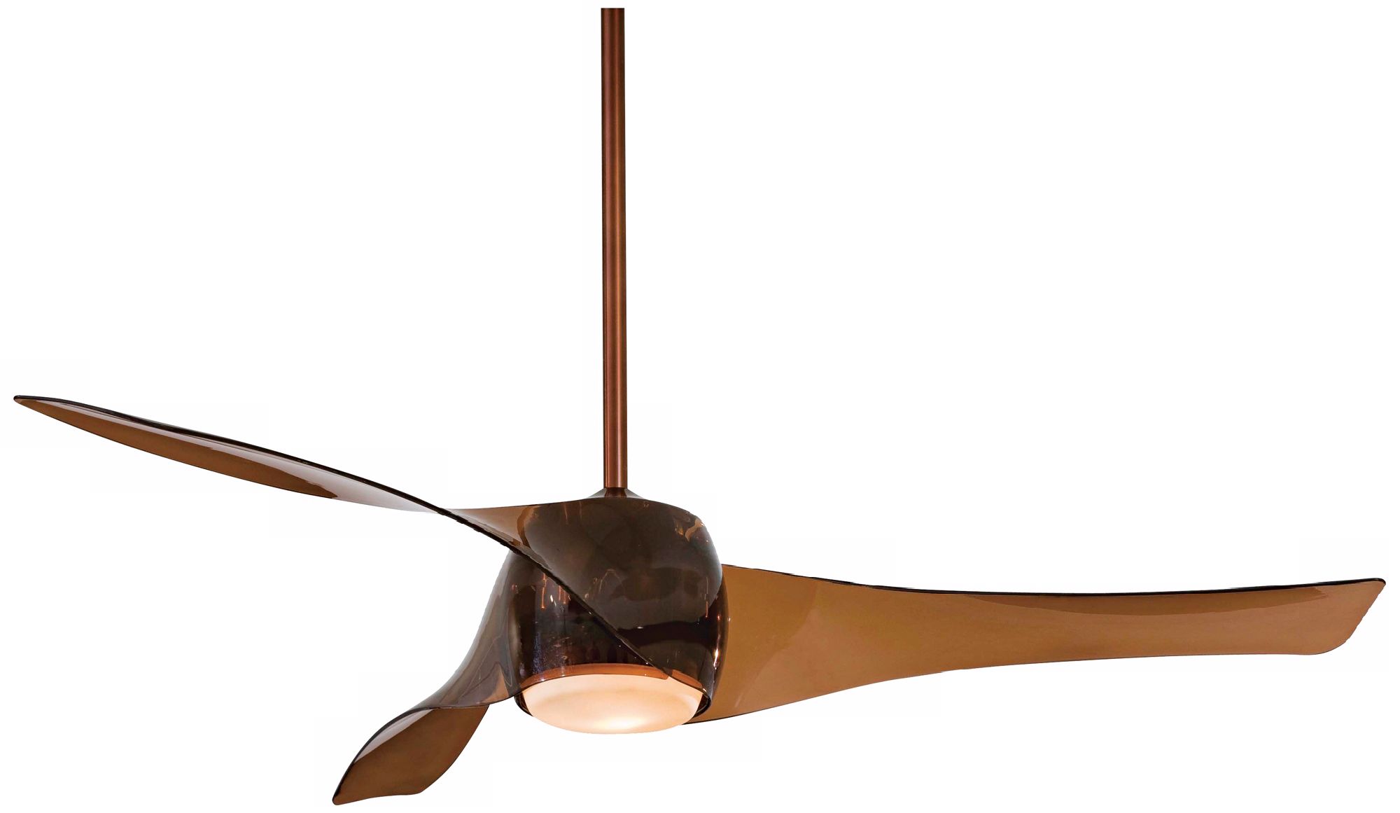 58" Artemis Copper Bronze Finish Ceiling Fan