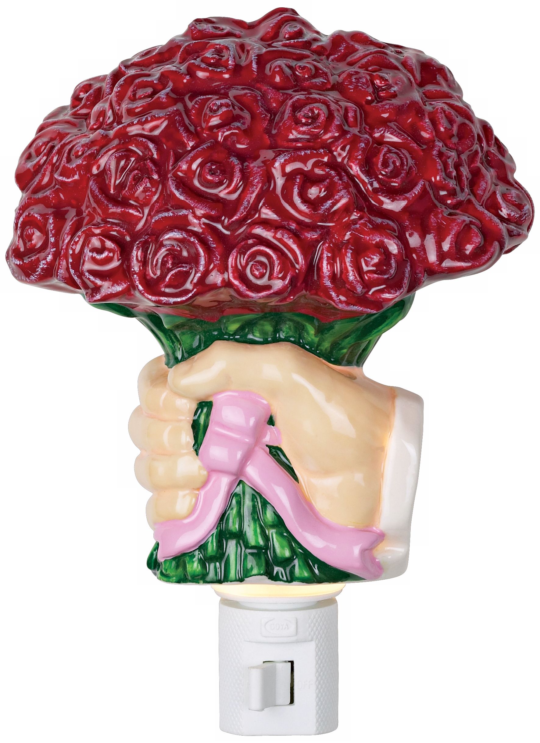 Bouquet of Red Roses Night Light