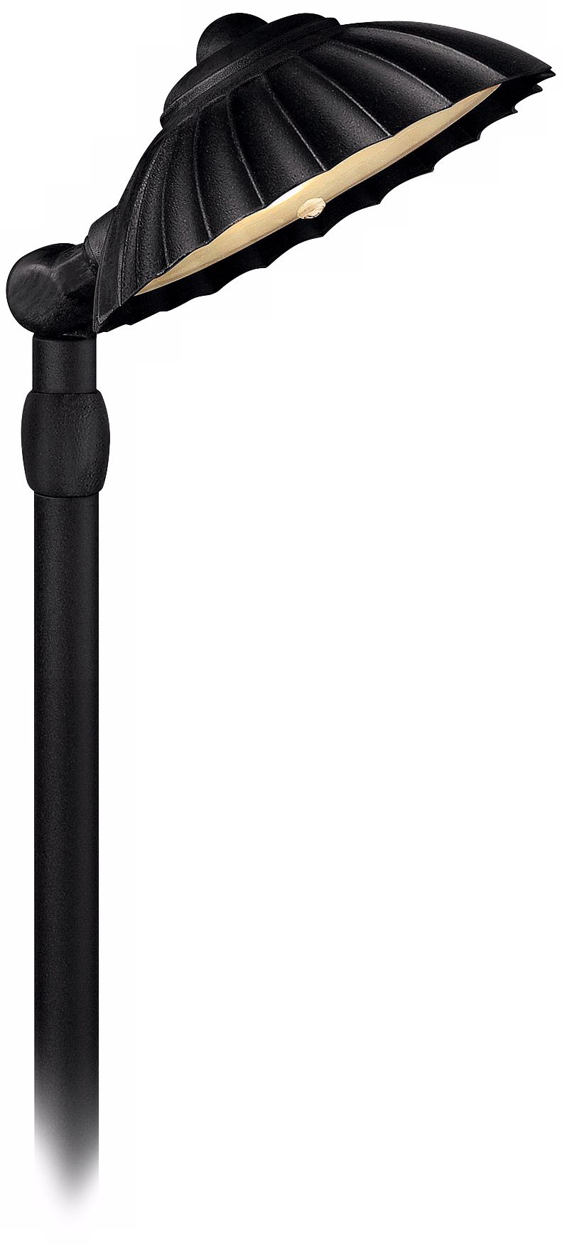 Hinkley Shell Black Low Voltage Path Light