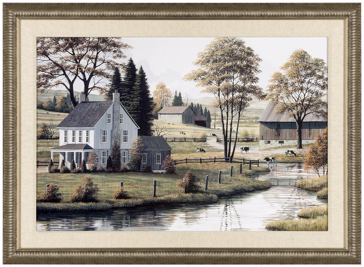 Autumn Grazing Print 44 1/2" Wide Wall Art