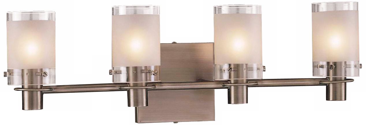 George Kovacs Antique Nickel 22 1/2" Wide Bathroom Light