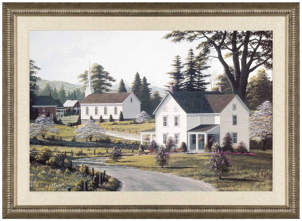 Apple Blossom Time Print 44 1/2" Wide Wall Art