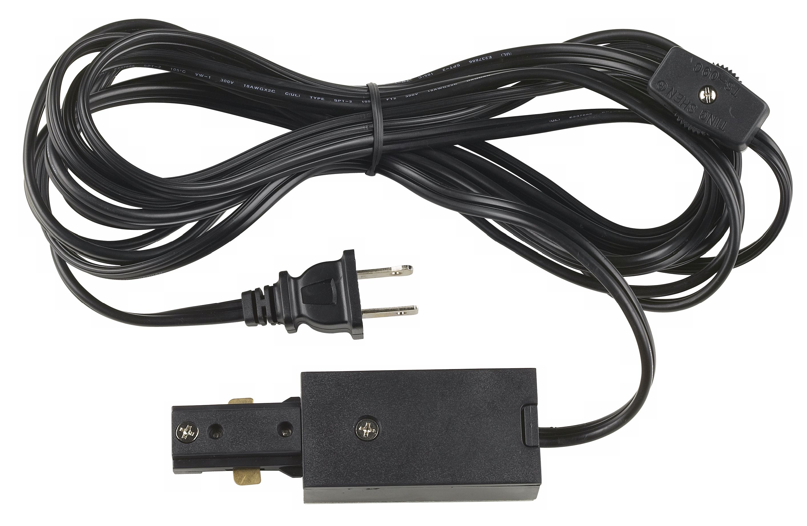 Pro Track® Track Lighting Black Outlet Extension Cord