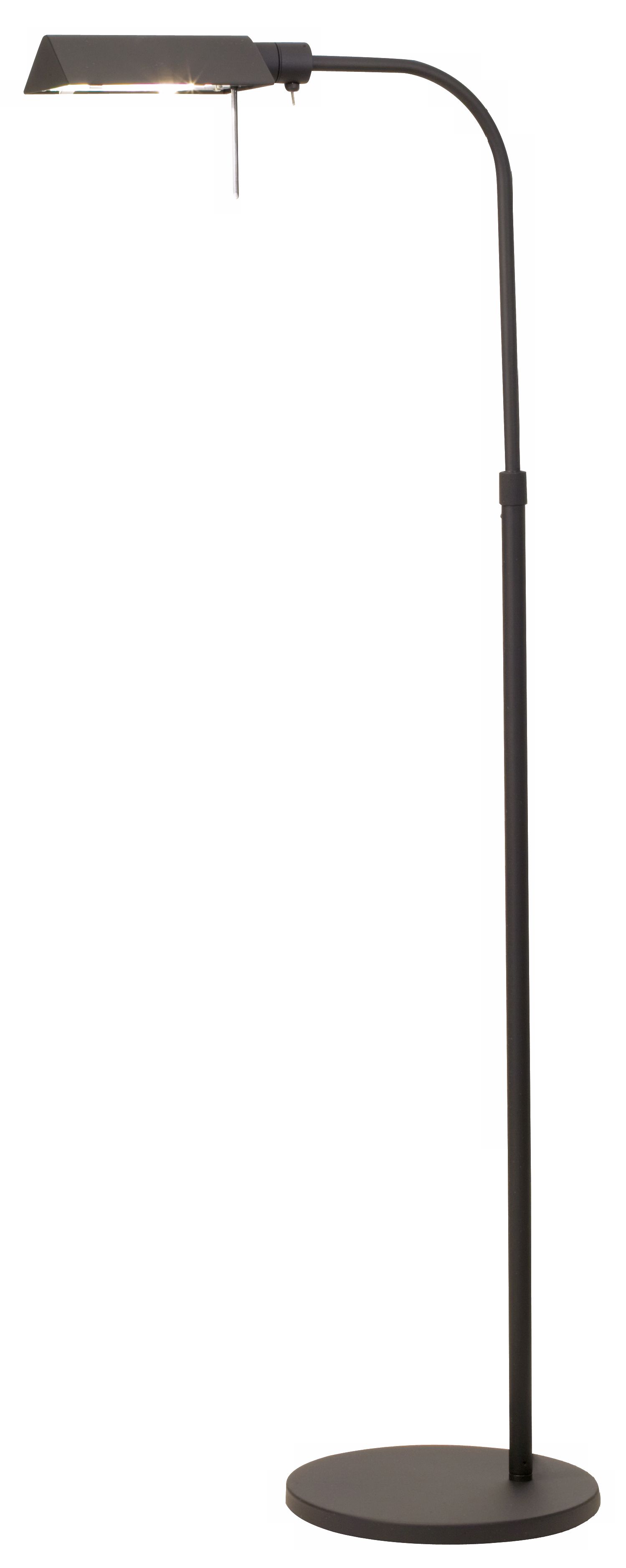 Sonneman Black Tenda Pharmacy Adjustable Floor Lamp