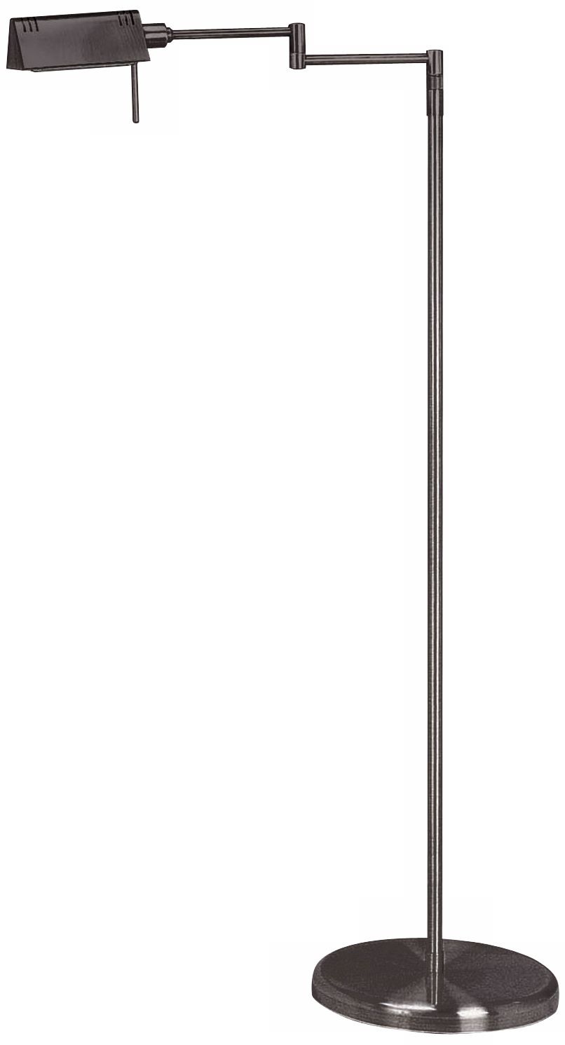 Lite Source Pharma Collection Black Adjustable Floor Lamp