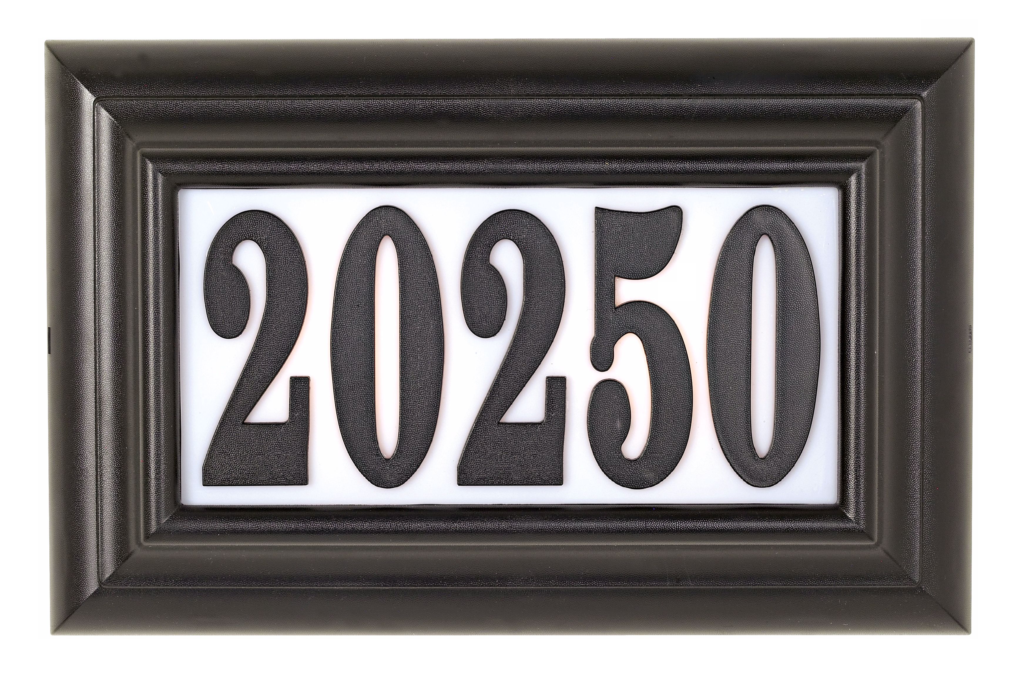 Edgewood Classic  Lighted Address Plaque