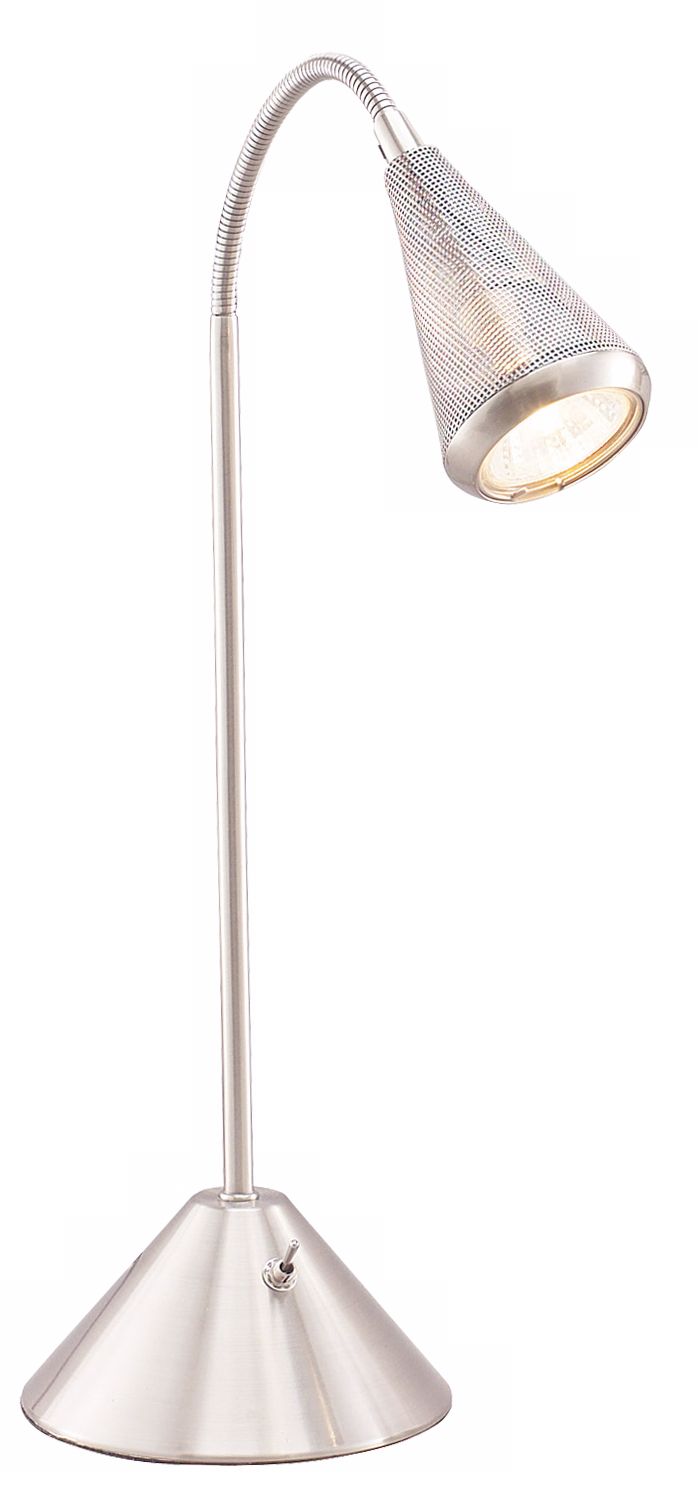 Venus Single Gooseneck with Mesh Shade Desk Lamp