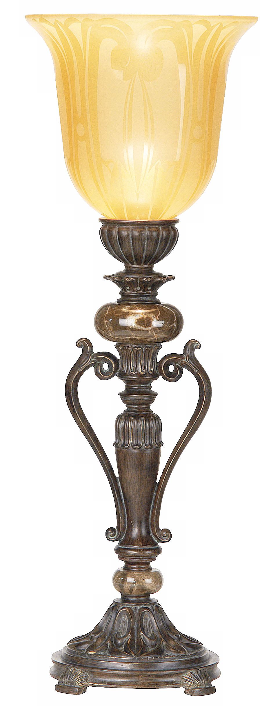 Kathy Ireland Amor Uplight Table Torchiere Lamp