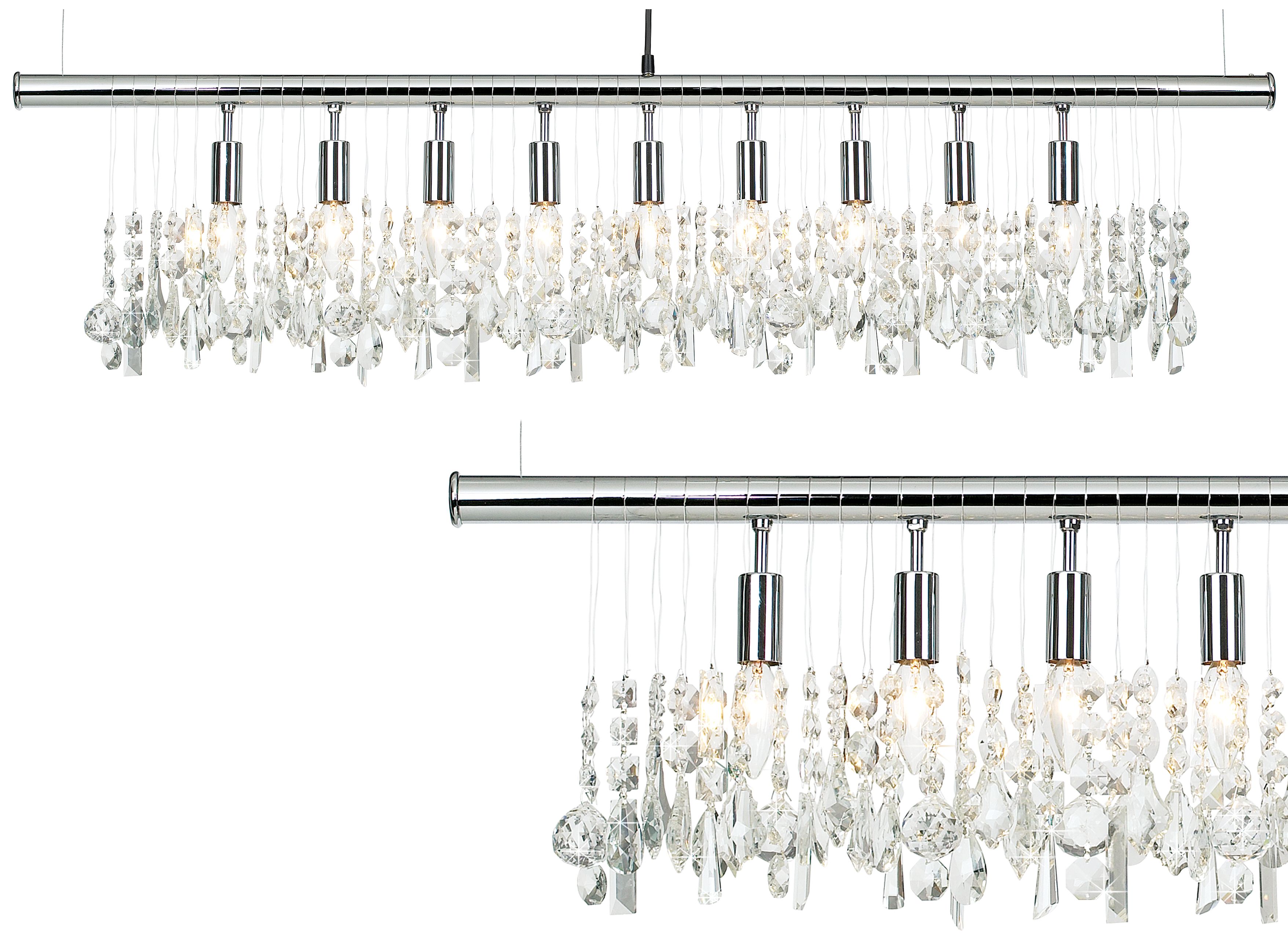James R. Moder Broadway Collection Crystal Bar Chandelier