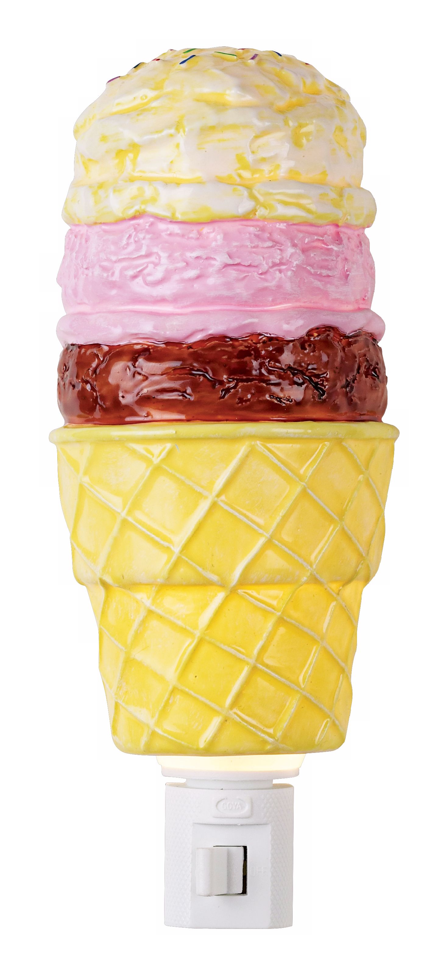 Ice Cream Cone Night Light