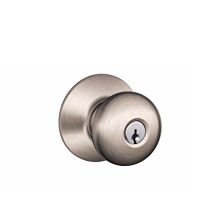 Schlage Plymouth Satin Nickel Keyed Door Knob