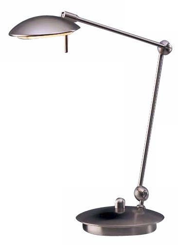 Holtkoetter Satin Nickel Adjustable Desk Lamp