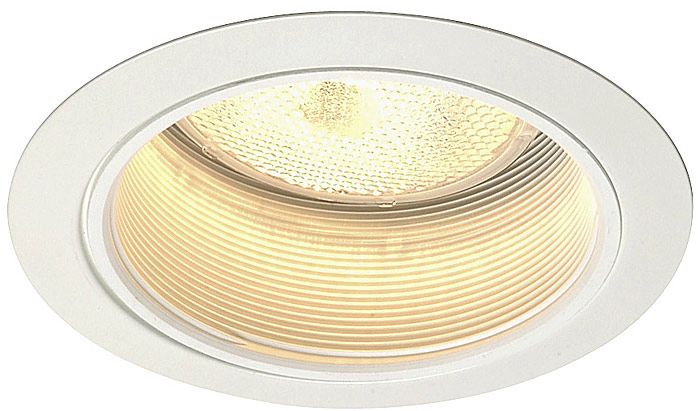Juno 5" Line Voltage White Baffle Recessed Light Trim