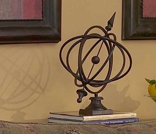Tellurion Wrought Iron Table Top Accent