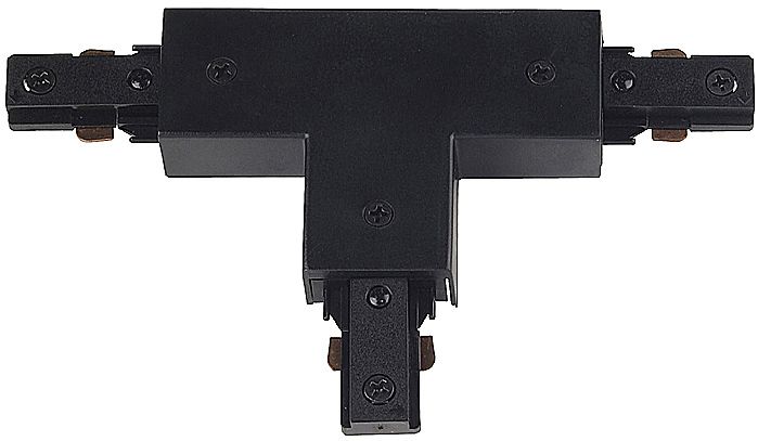 Juno Black Finish T-Shaped Connector