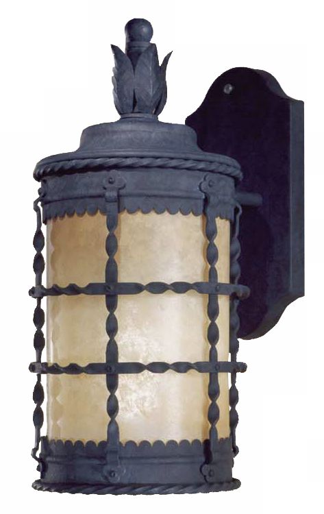 Mallorca 16" High Black Outdoor Wall Light