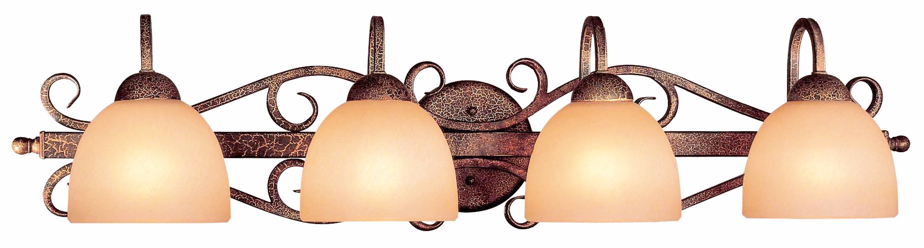 Caspian Collection 33 3/4" Wide Bathroom Light Fixture