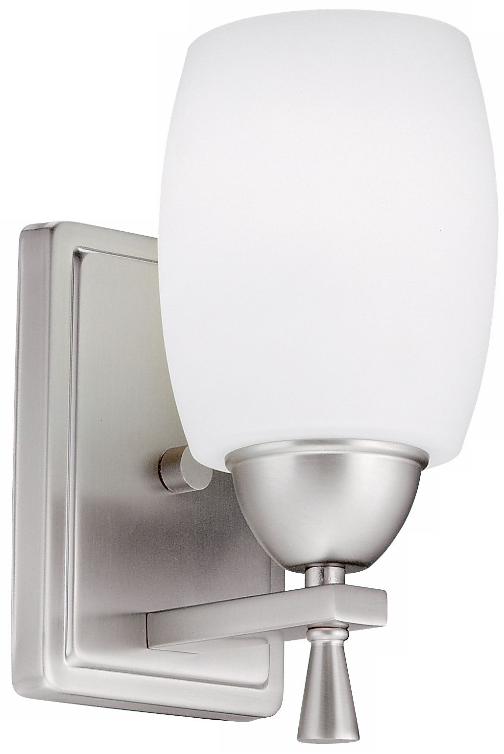 Ferros ENERGY STAR® White Glass Wall Sconce