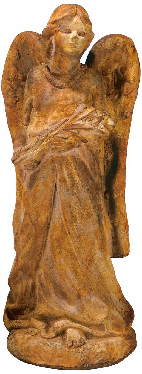 Henri Studios Cast Stone Large Angel Garden Accent